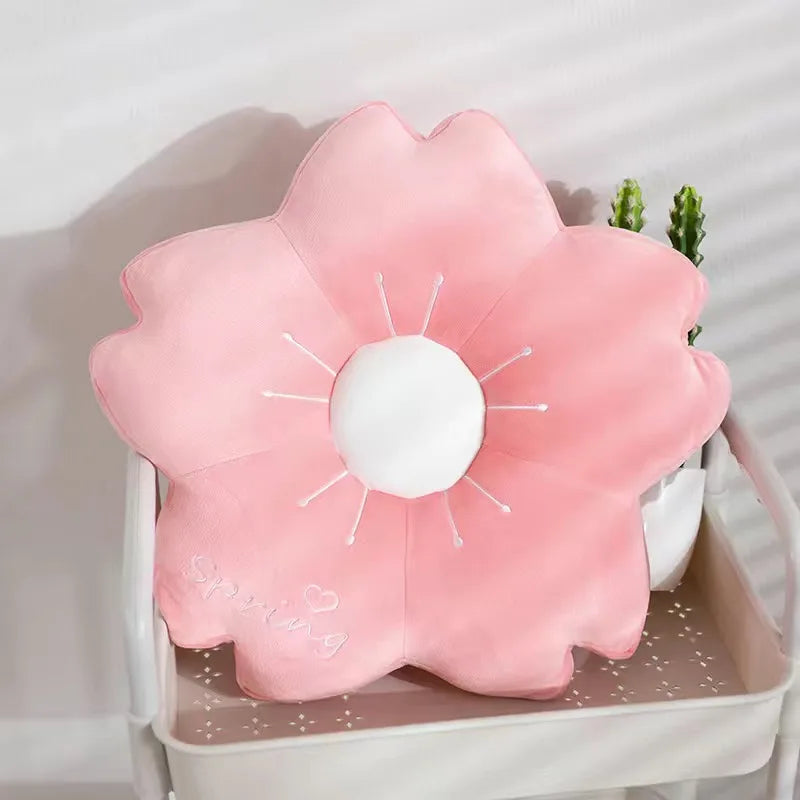 Sakura Cherry Blossom Plushie Pillow Home Decor by The Kawaii Shoppu | The Kawaii Shoppu