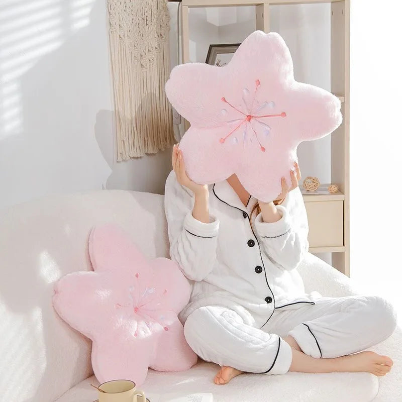 Sakura Cherry Blossom Plushie Pillow Home Decor by The Kawaii Shoppu | The Kawaii Shoppu