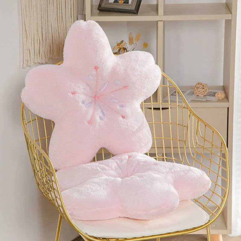 Sakura Cherry Blossom Plushie Pillow Home Decor by The Kawaii Shoppu | The Kawaii Shoppu