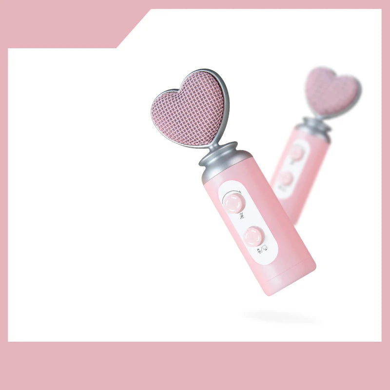 Shoppu Heart Professional USB Noise Reduction Pink Microphone For Mobile Phone Pink Electrical by The Kawaii Shoppu | The Kawaii Shoppu