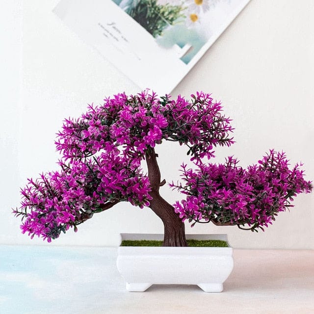 Shoppu Spirit Faux Bonsai Purple Decor The Kawaii Shoppu