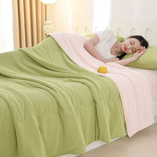 Silky Cooling Blanket – Double-Sided Ice Silk Summer Comforter