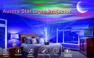 Smart Bluetooth Sunset Projector Lamp – 16-Color LED Rainbow Night Light
