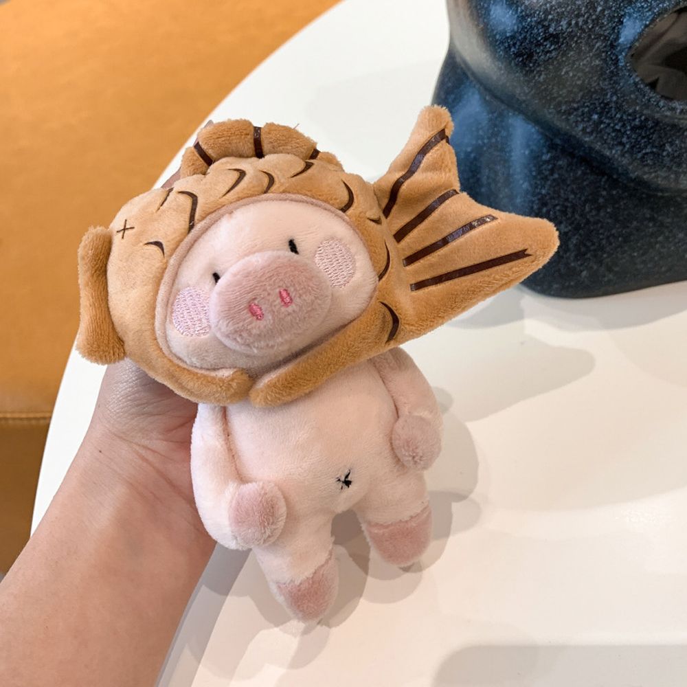 Snapper Hat Plushie Keychain Pig Accessories by The Kawaii Shoppu | The Kawaii Shoppu