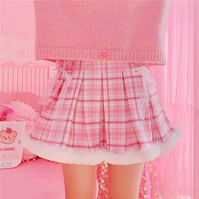 Snow Day Kawaii Candy Skirt Pink Fashion The Kawaii Shoppu