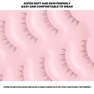 Soft Cross Wispy 5 Pairs Natural Lashes