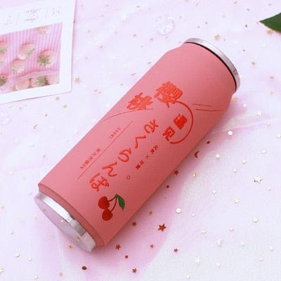 Stainless Steel Japan Juice Fruity Drink Cans 350 to 500ml M(500ml) Bottle The Kawaii Shoppu