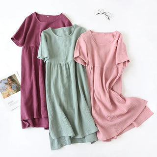 Summer Cotton Japanese Nightdress