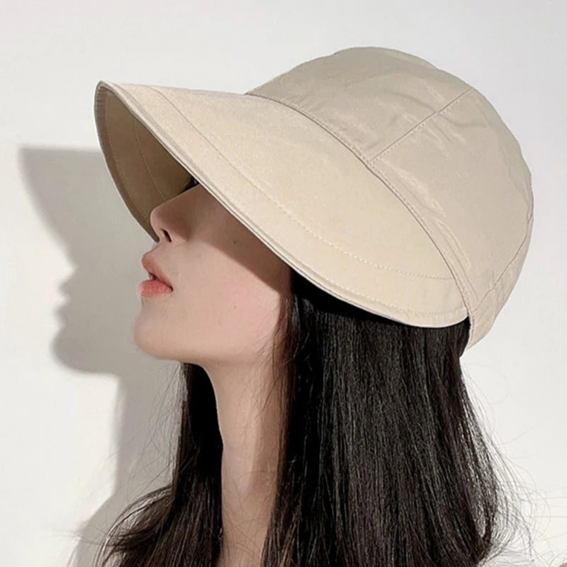 Summer Denim Sun Visor Korean INS Peak Cap Hat Adjustable Clothing and Accessories by The Kawaii Shoppu | The Kawaii Shoppu