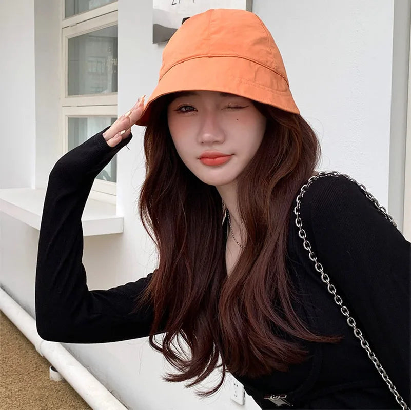 Summer Denim Sun Visor Korean INS Peak Cap Hat Adjustable Clothing and Accessories by The Kawaii Shoppu | The Kawaii Shoppu