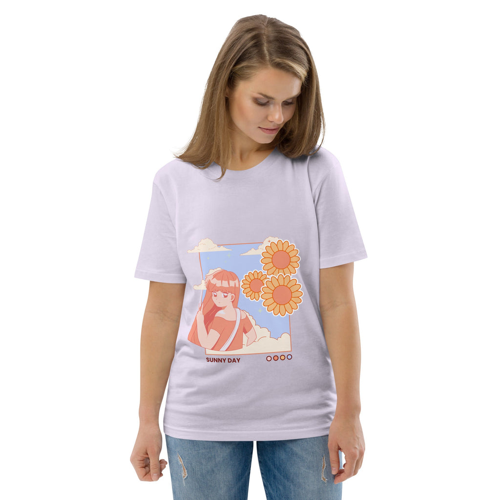 Sunny Day - Organic Cotton Kawaii Tee by The Kawaii Shoppu | The Kawaii Shoppu