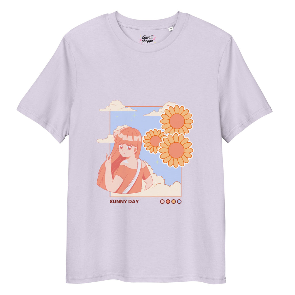 Sunny Day - Organic Cotton Kawaii Tee by The Kawaii Shoppu | The Kawaii Shoppu