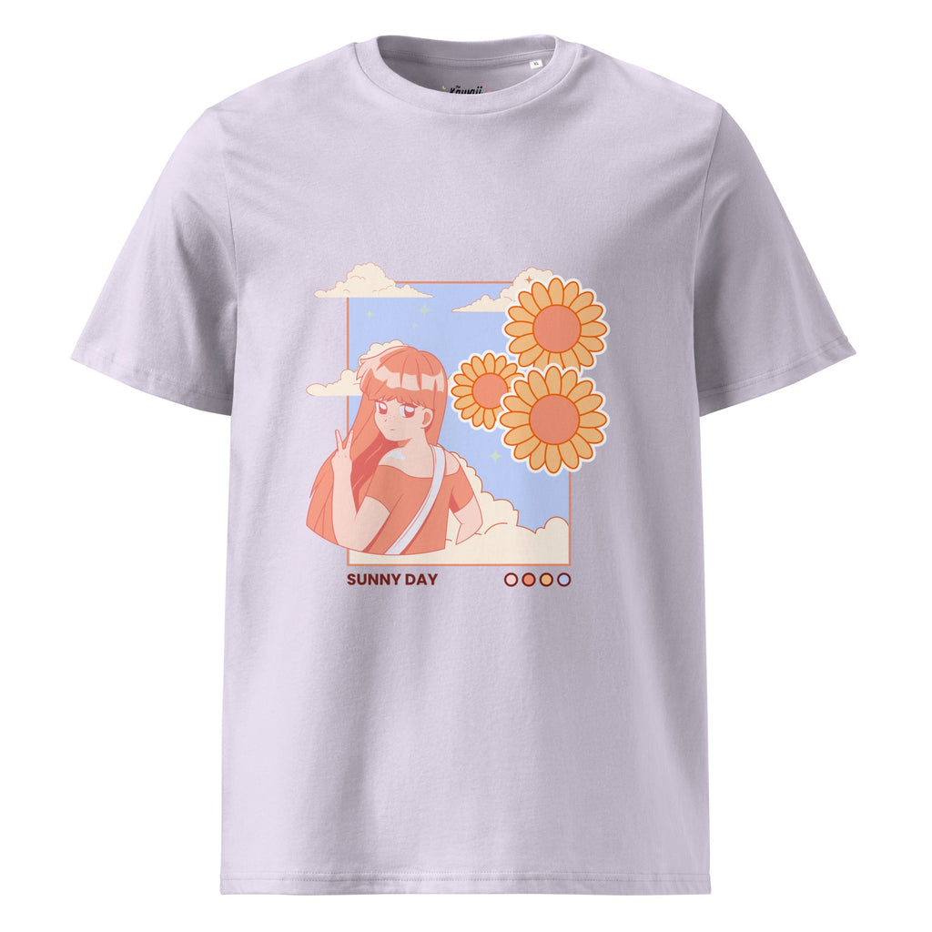 Sunny Day - Organic Cotton Kawaii Tee by The Kawaii Shoppu | The Kawaii Shoppu