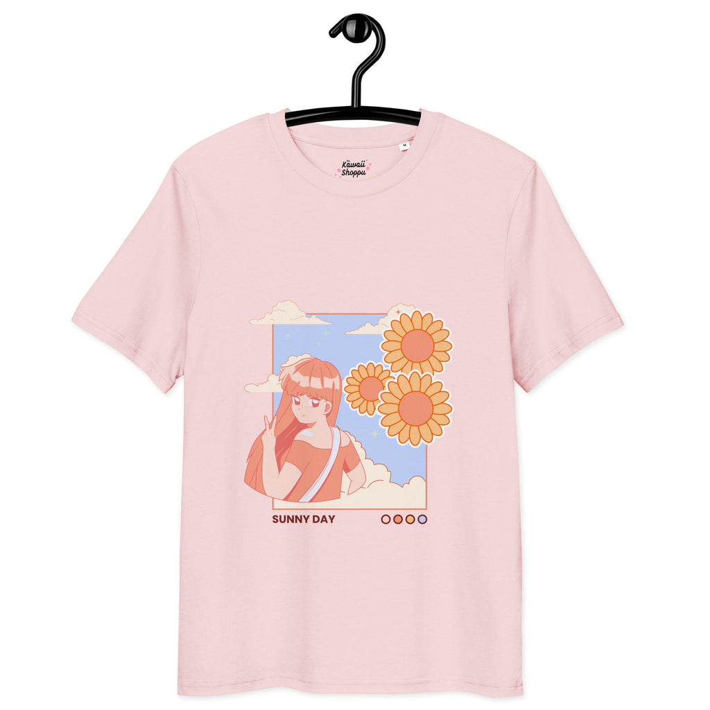 Sunny Day - Organic Cotton Kawaii Tee by The Kawaii Shoppu | The Kawaii Shoppu