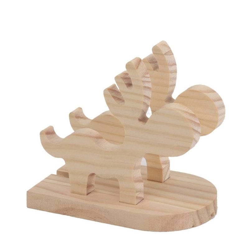 Sweet Minimal Wooden Laptop / Phone Desk Stand Furnishings The Kawaii Shoppu