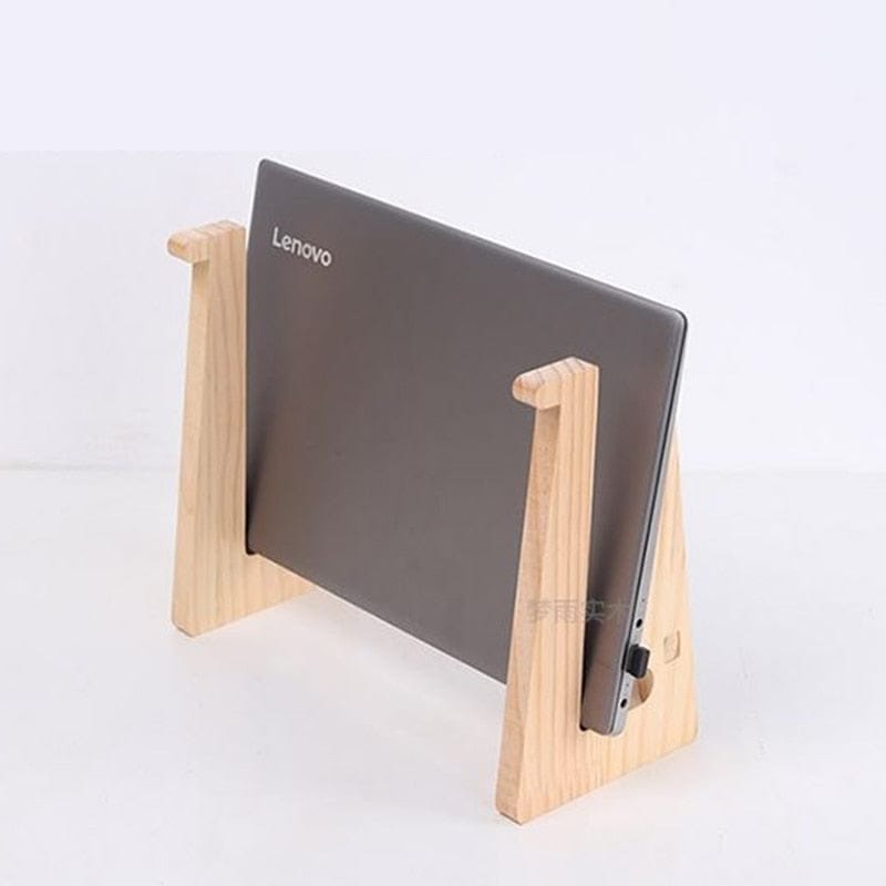 Sweet Minimal Wooden Laptop / Phone Desk Stand Furnishings The Kawaii Shoppu