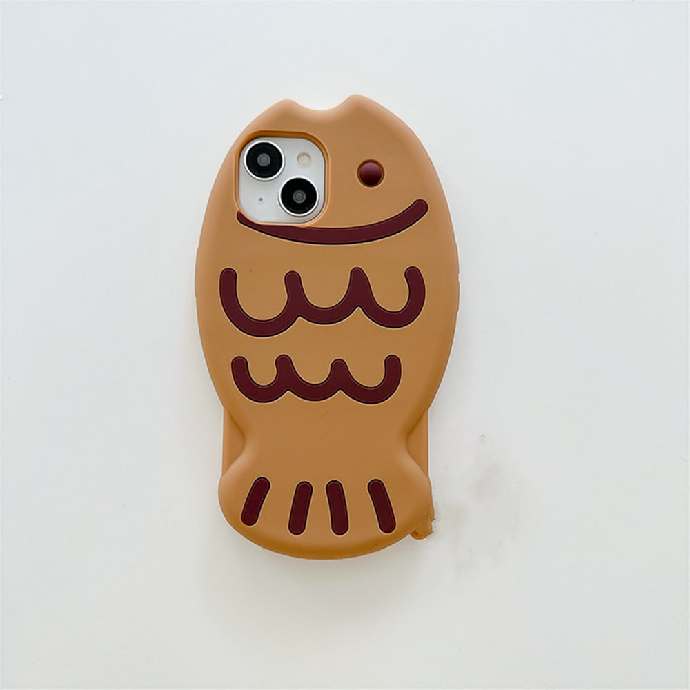 Taiyaki Kawaii Silicone iPhone Case Cover for iphone 11 only case Phone Cases & Covers by The Kawaii Shoppu | The Kawaii Shoppu