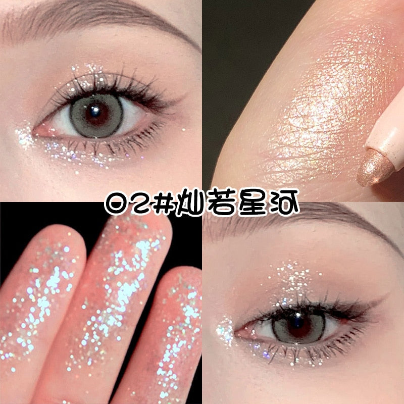 Tears Galaxy Glitter Pen Cream Eyeshadow makeup by The Kawaii Shoppu | The Kawaii Shoppu