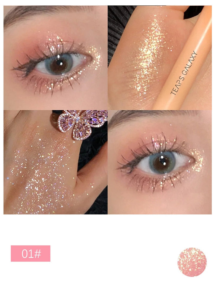 Tears Galaxy Glitter Pen Cream Eyeshadow makeup by The Kawaii Shoppu | The Kawaii Shoppu