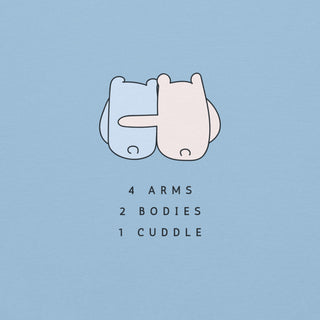 Bear Cuddles Kawaii Cozy Hoodie