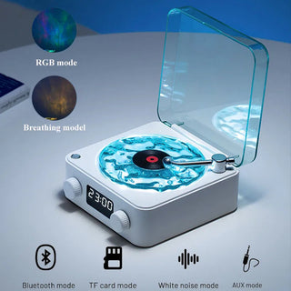 Waves Retro 'Vinyl Inspired' Bluetooth Speaker Electrical by The Kawaii Shoppu | The Kawaii Shoppu