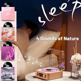 Waves Retro 'Vinyl Inspired' Bluetooth Speaker Electrical by The Kawaii Shoppu | The Kawaii Shoppu