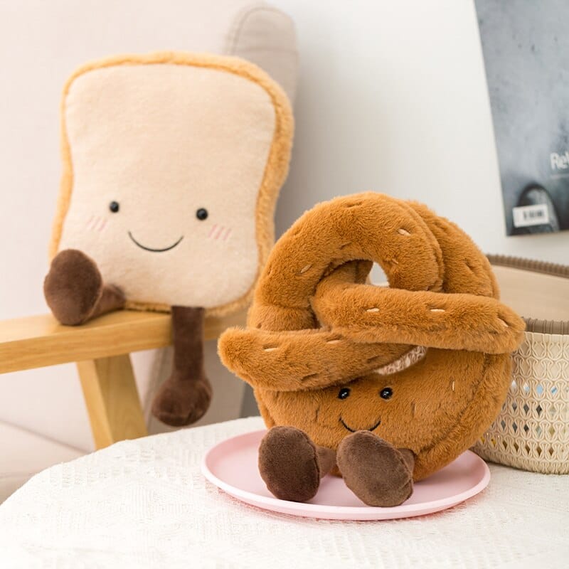1pc Cute Toast Kawaii Plush Soft Toy Soft Toy The Kawaii Shoppu
