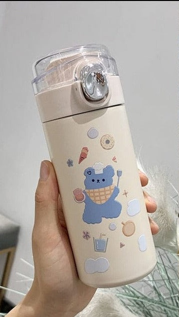 320ml Kawaii Bear Korean Thermos Flask – The Kawaii Shoppu