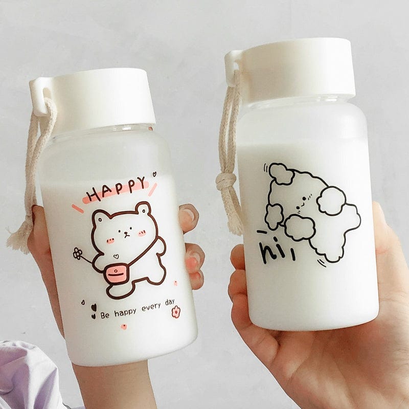Kawaii Frosted Water Bottles - Wakaii in 2023