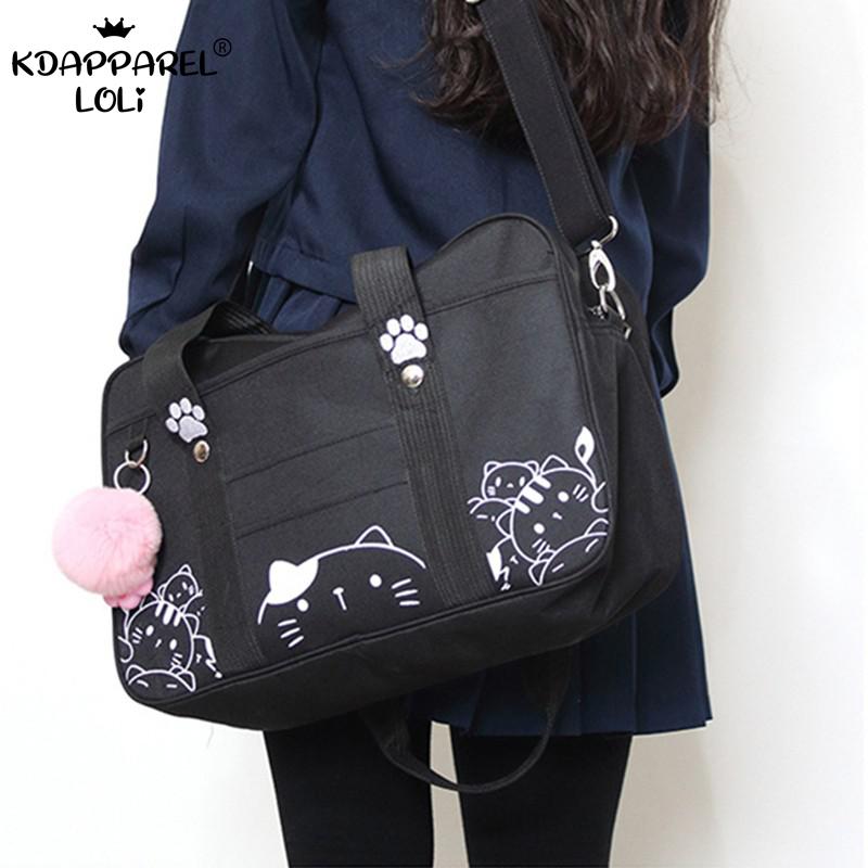 Kawaii Student Miaow Kitty Travel Bag – The Kawaii Shoppu