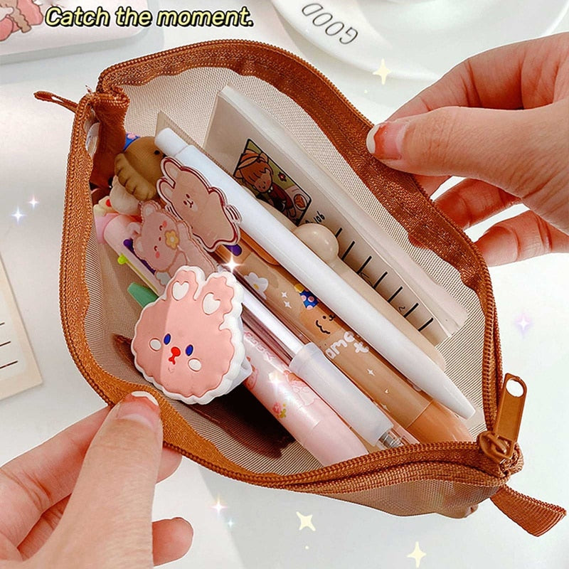 1PC Kawaii Squishy and Sakura Pencil Bag  Pencil bags, Cute pencil case,  Cool pencil cases