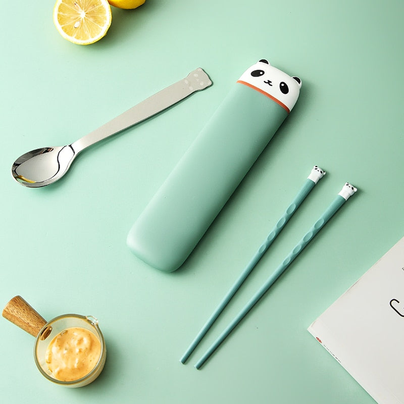 Kawaii Panda Portable Cutlery Set – The Kawaii Shoppu