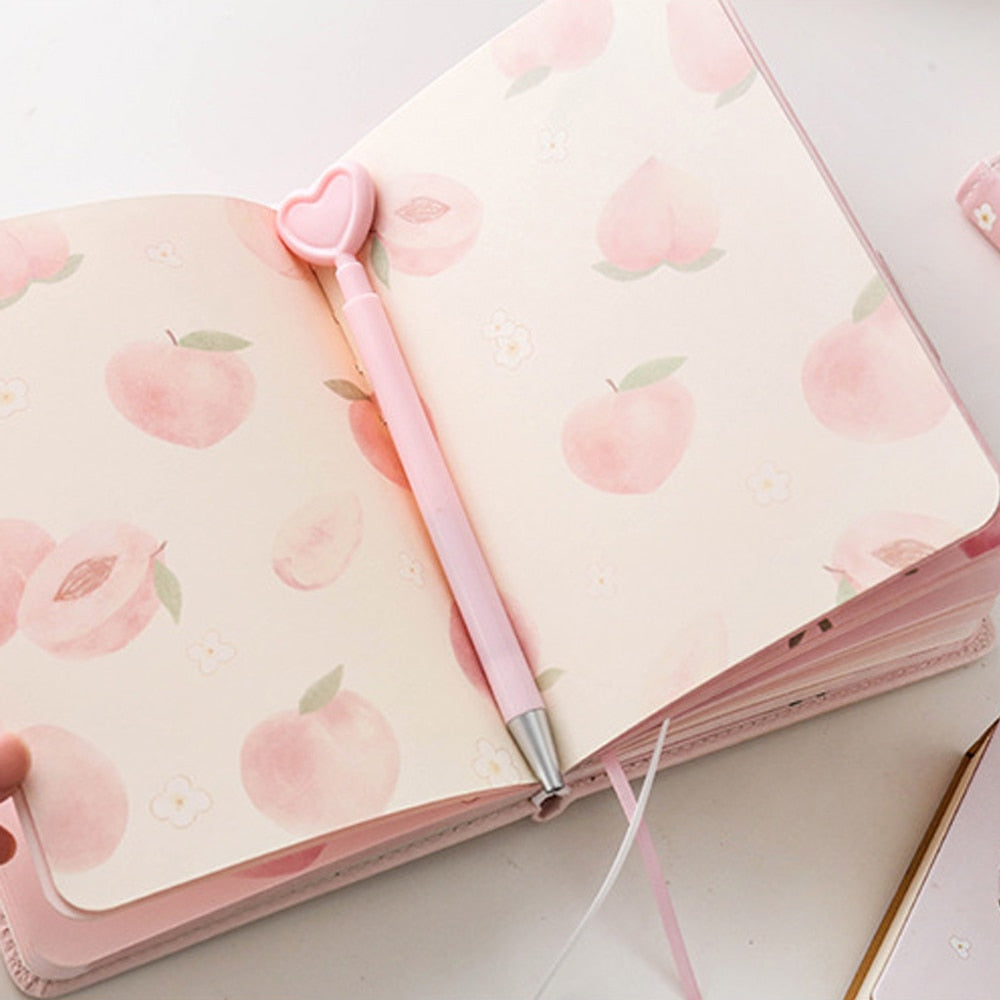 Cherry Blossoms Sakura 80 Sheets A6 Loose-Leaf Notebook Journal Agenda  Planner Gift Set Kawaii Stationery - AliExpress