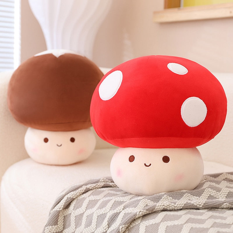 Kawaii Cute Mochi Mushroom Plushie