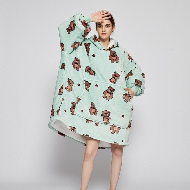 Shoppu Kawaii Snuddie Cloak Blanket Hoodie 💕💜☁️ – The Kawaii