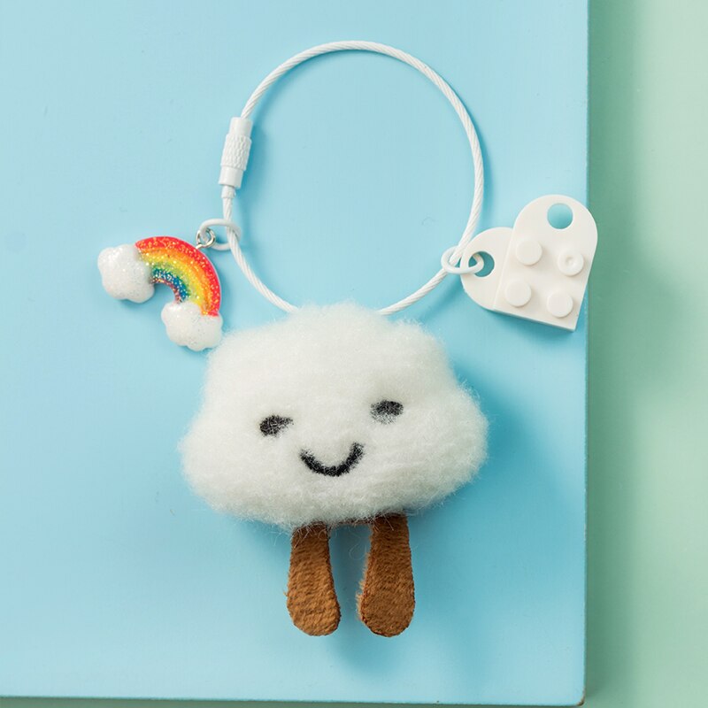Kawaii Cloud Plushie Keychain – The Kawaii Shoppu