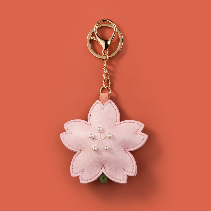 1/PC Sakura Luxury Pendant Flower Keyring Charms – The Kawaii Shoppu