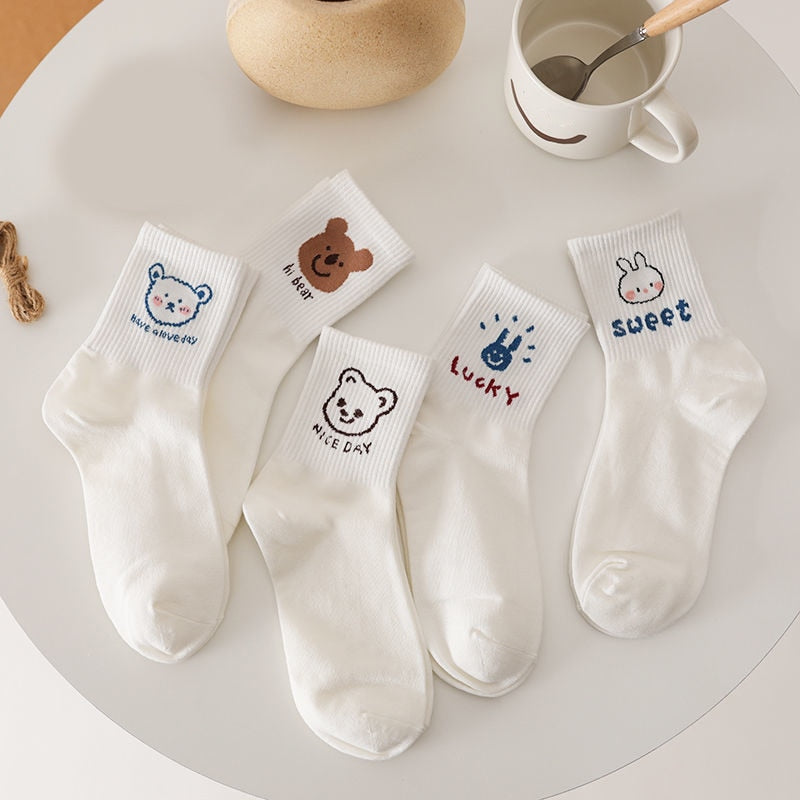 5Pairs Nice Day Kawaii Socks – The Kawaii Shoppu