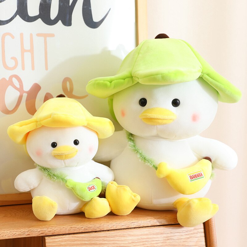 Cute Duck Plush Toy, Kawaii Plush with 11 Accessories DIY,Cute Stuffed  Animal for Kids