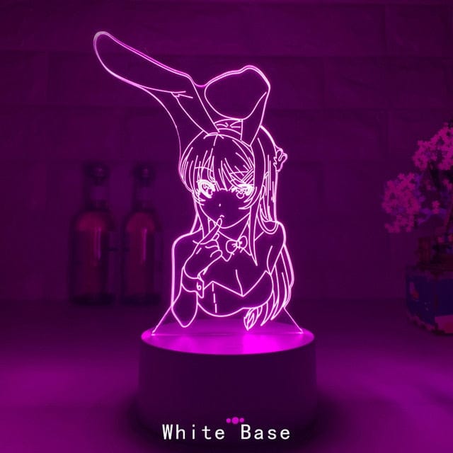 Anime Hologram LED Light White 7 Color No Remote Decor The Kawaii Shoppu