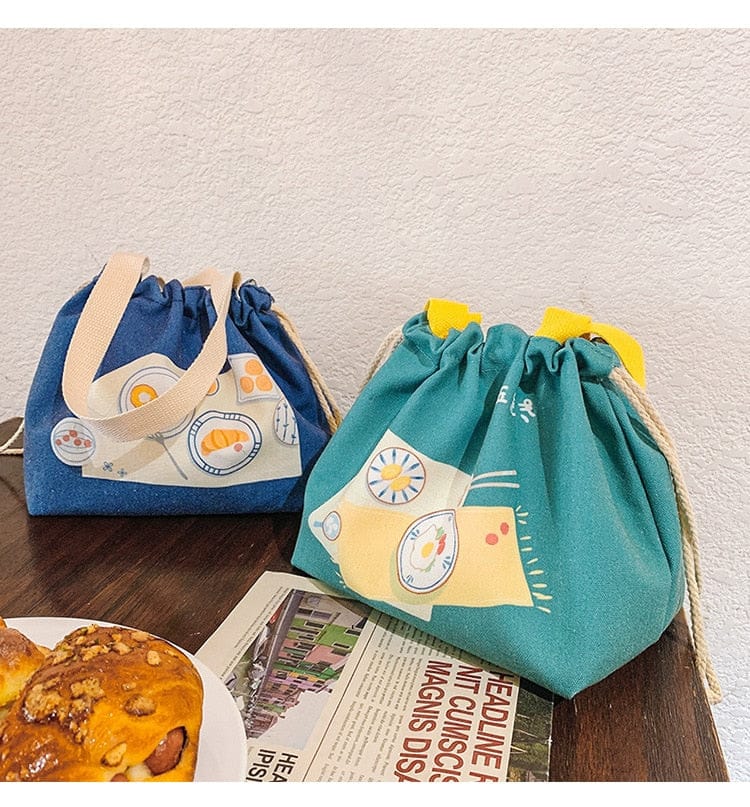 Bento Lunch Canvas Bag Bags The Kawaii Shoppu