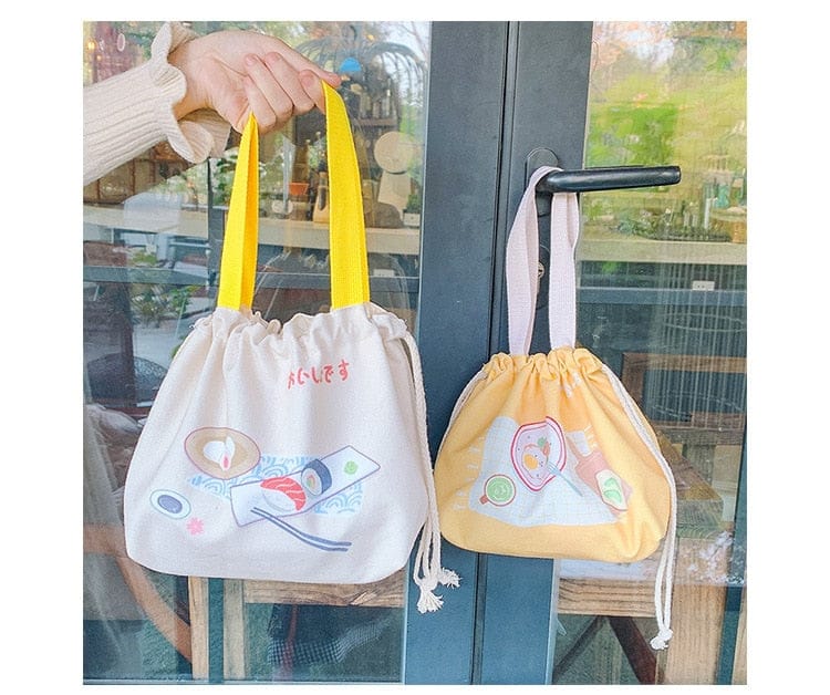 Bento Lunch Canvas Bag Bags The Kawaii Shoppu