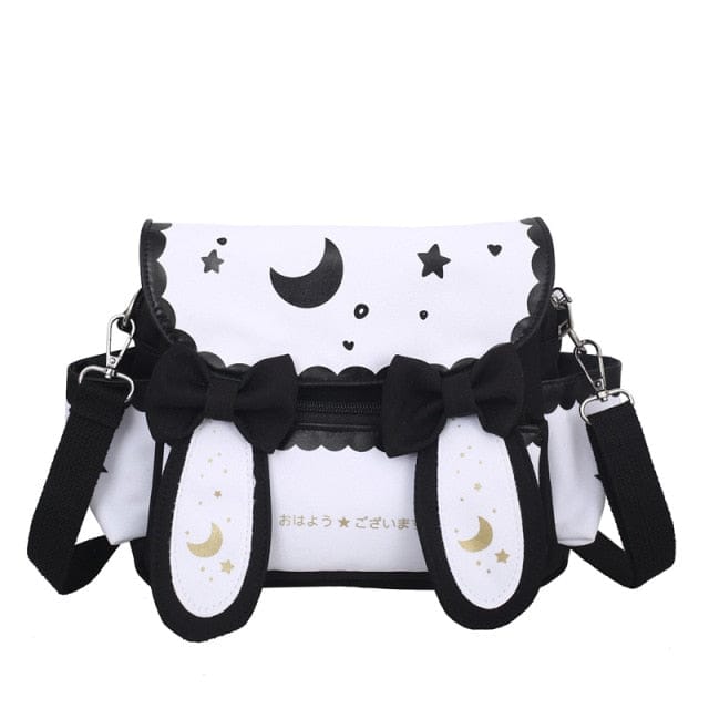 Bunny Moon Star Kawaii Bag Black Bags The Kawaii Shoppu