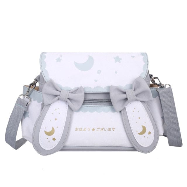 Bunny Moon Star Kawaii Bag Grey Bags The Kawaii Shoppu
