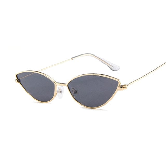 Cat Eye Retro Sunglasses / 8 Colours Gold Gray Accessory The Kawaii Shoppu