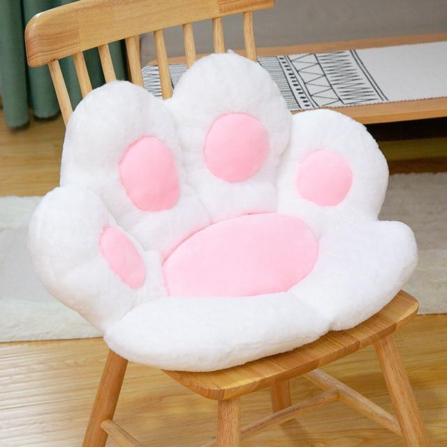 Kawaii Cute Cat Paw Seat Cushion  Pillows Plush Chair for Home