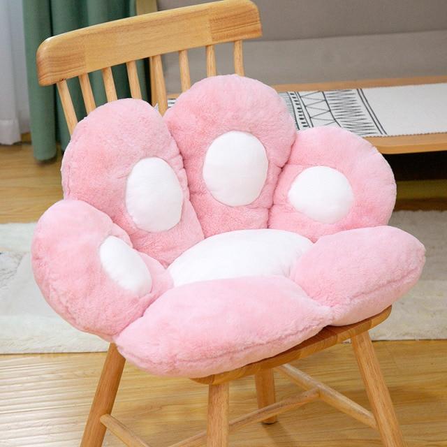 Kawaii Cute Cat Paw Seat Cushion  Pillows Plush Chair for Home