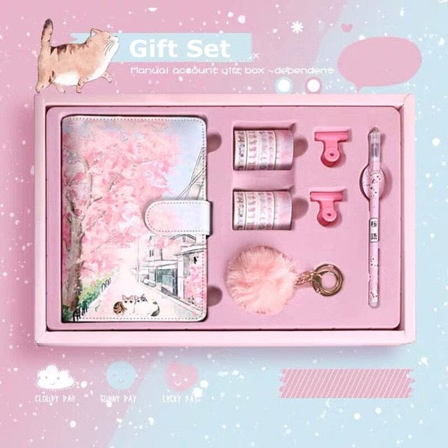 Cherry Blossoms Sakura Diary Gift Set dependent B - Gift Set null The Kawaii Shoppu
