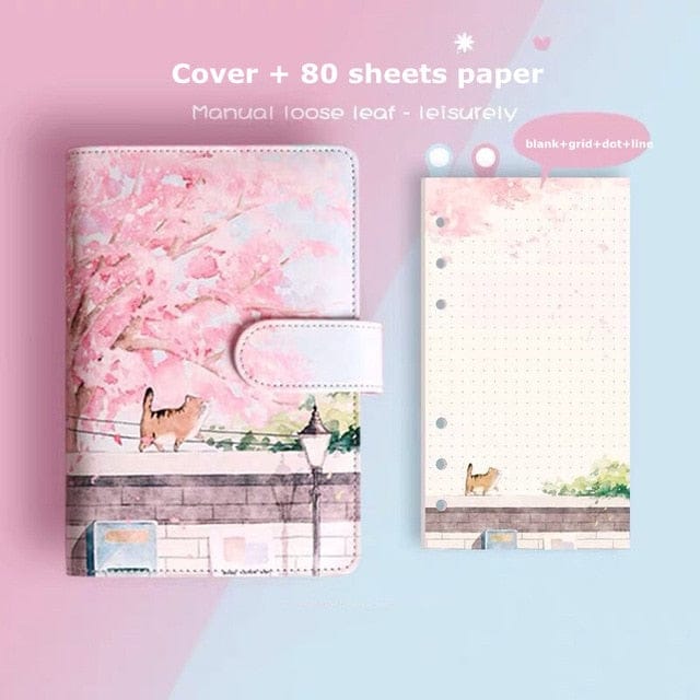 Cherry Blossoms Sakura Diary Gift Set leisurely A - Book only null The Kawaii Shoppu
