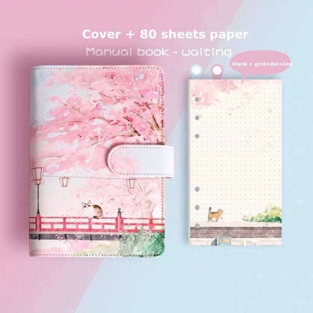 Cherry Blossoms Sakura Diary Gift Set waiting A - Book Only null The Kawaii Shoppu